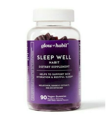 Glow Habit Sleep Well Habit Gummy Vitamins 90 Count Close Out $save See Exp Date