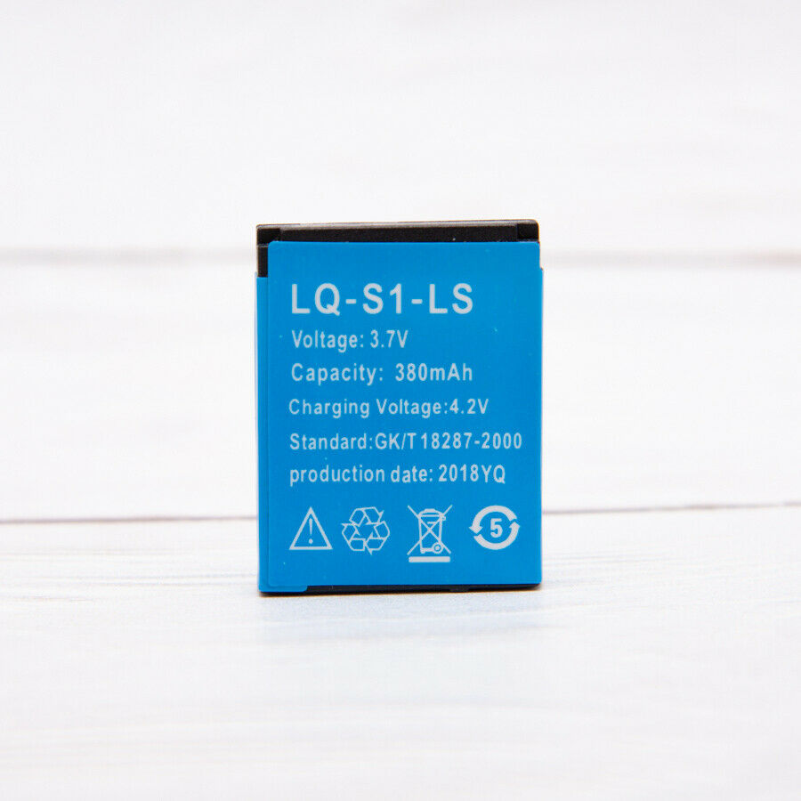 New Lq-s1-ls Li-ion Battery For Smart Watch Phone 380mah Dz09 Android Ryx-nx9