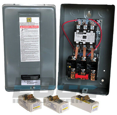 Square D Electric Motor Starter Control 10hp 40a 3ph 208-230v 8911dpsg43v09
