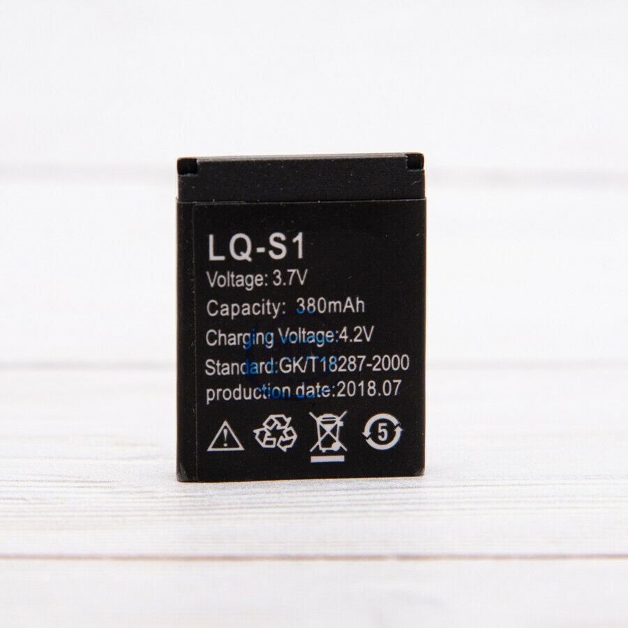 New Lq-s1 Battery 380mah 3.7v For Smart Watch Dz09 Qw09 W8 A1 X6 Android Ryx-nx9