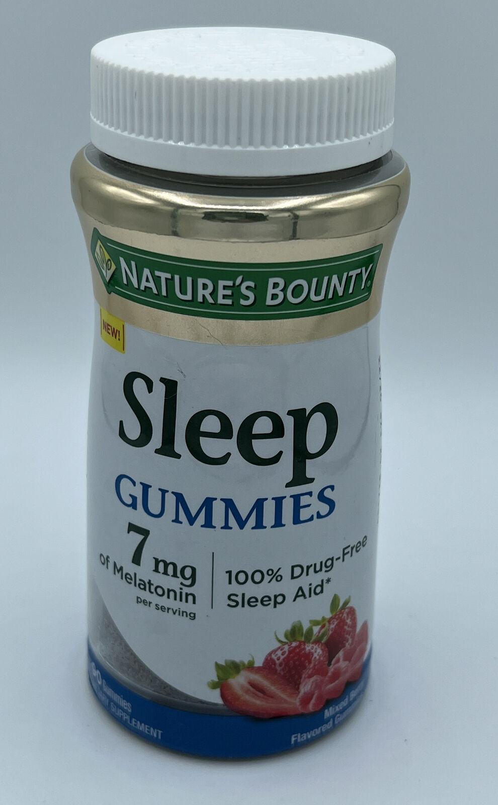 Nature's Bounty Sleep Gummies 7 Mg Of Melatonin 90 Ct Mixed Berry Exp 2/23