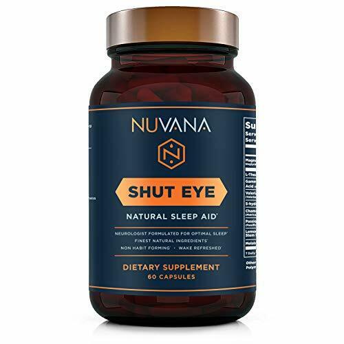 Nuvana Shut Eye Sleep Aid - Natural Herbal Sleep Supplement